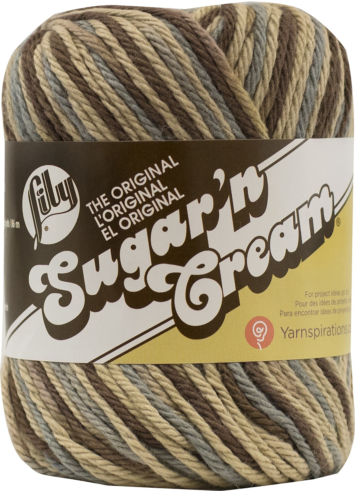 Lily Sugar'n Cream Worsted Cotton Ombre Yarn 6 Bundle by Lily Sugar'n Cream