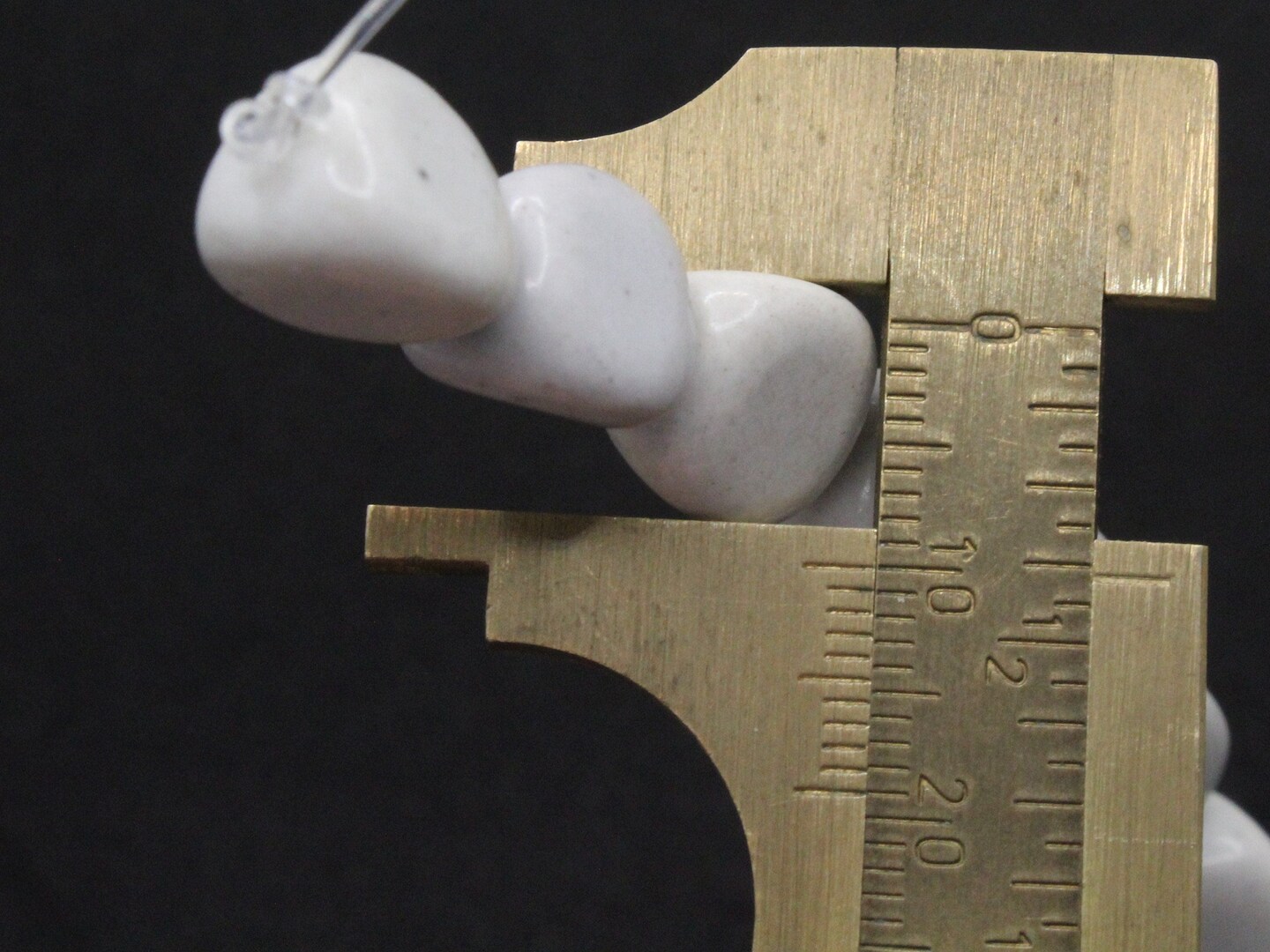 15 inch Stone Nugget Beads   White Mountain Jade Dolomite Marble Gemstone Beads