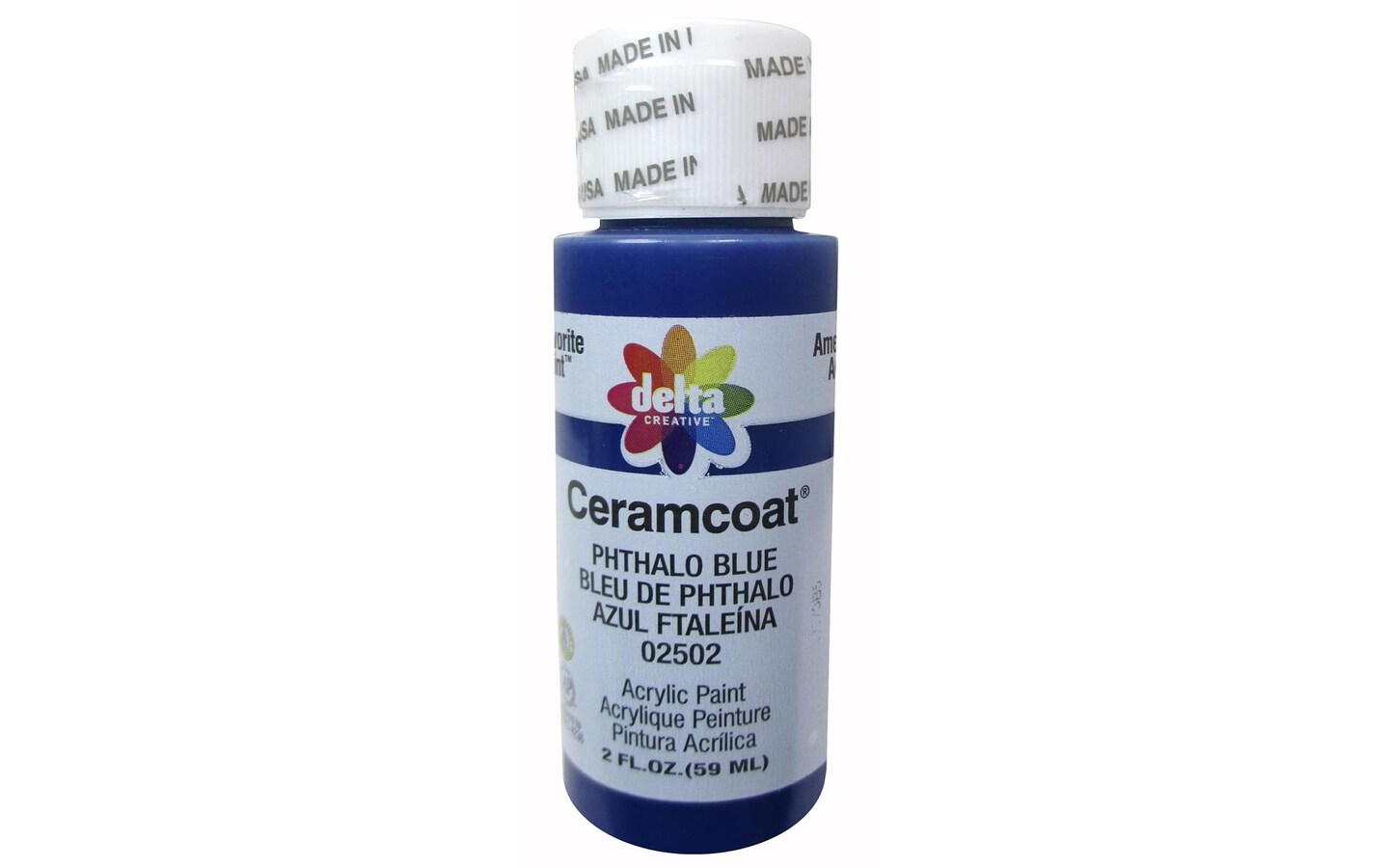 Delta Ceramcoat Acrylic 2oz Phthalo Blue Michaels