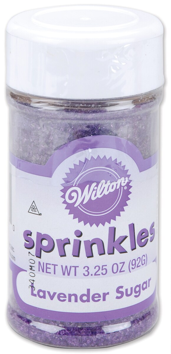Wilton Sugar Sprinkles 3.25OzLavender Michaels