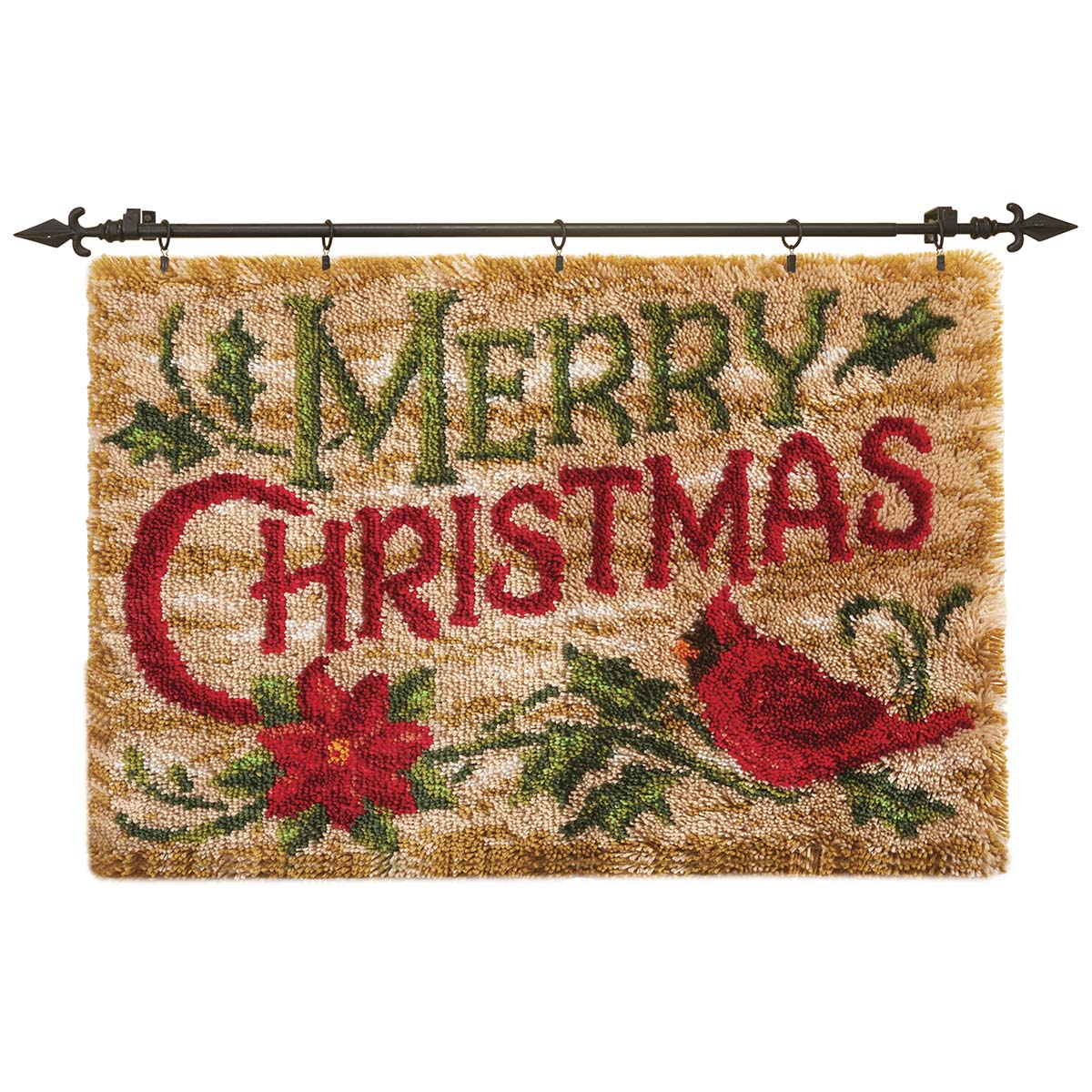 Herrschners Christmastime Greeting Latch Hook Kit Michaels