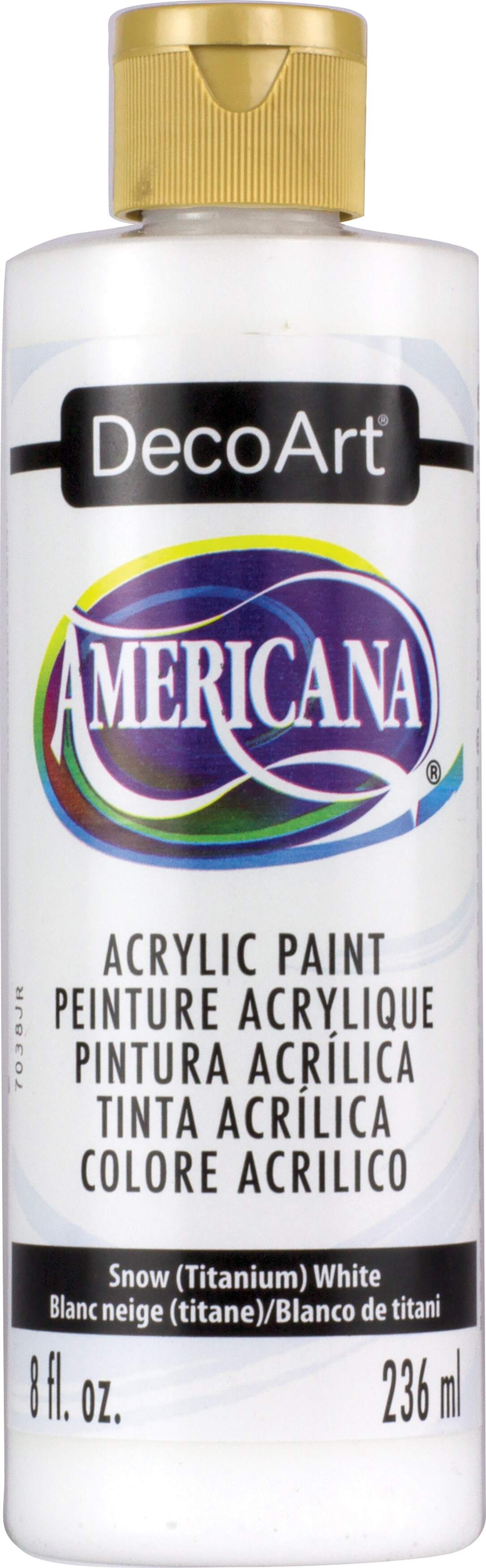 Americana Acrylic Paint 8oz Snow White