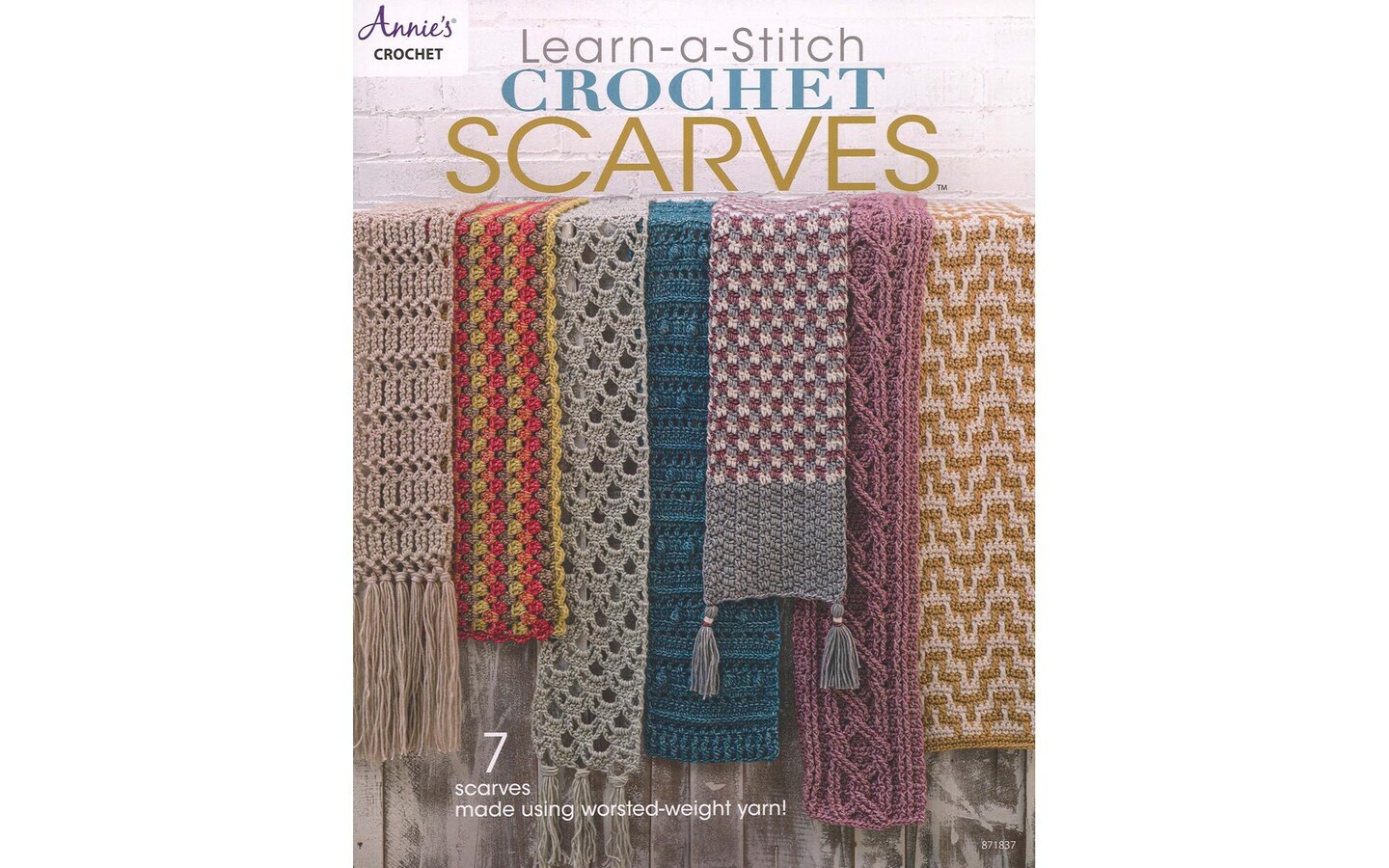Annie&#x27;s Learn A Stitch Crochet Scarves Bk