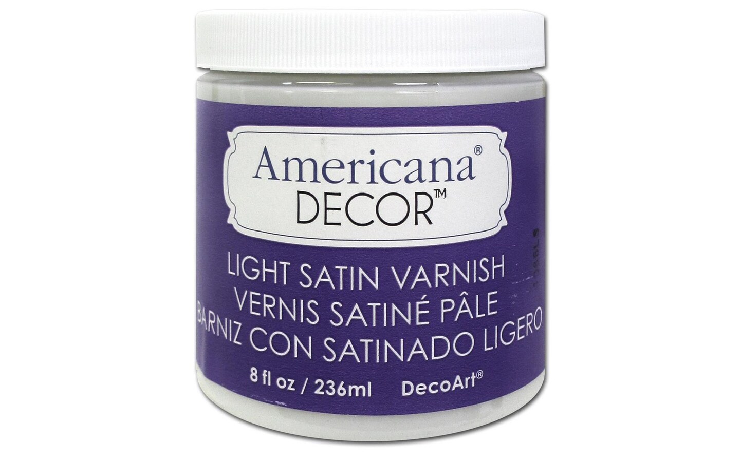 Decoart Americana Decor Varnish 8oz Light Satin