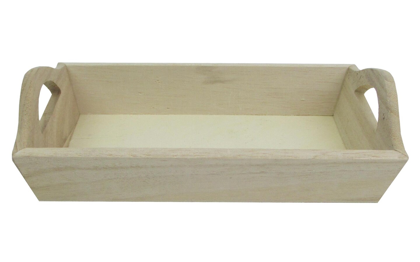 Multicraft Wood Small Tray w/Handles