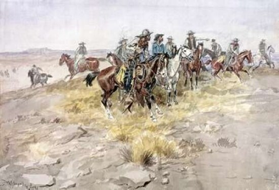 Cowboys Poster Print by Charles M. Russell - Item # VARPDX279972