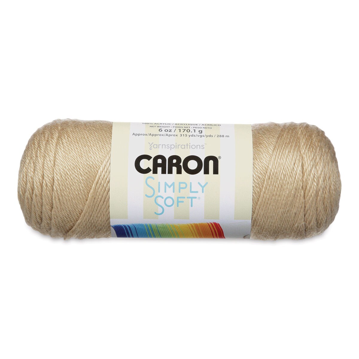 Caron Simply Soft Yarn - Bone | Michaels