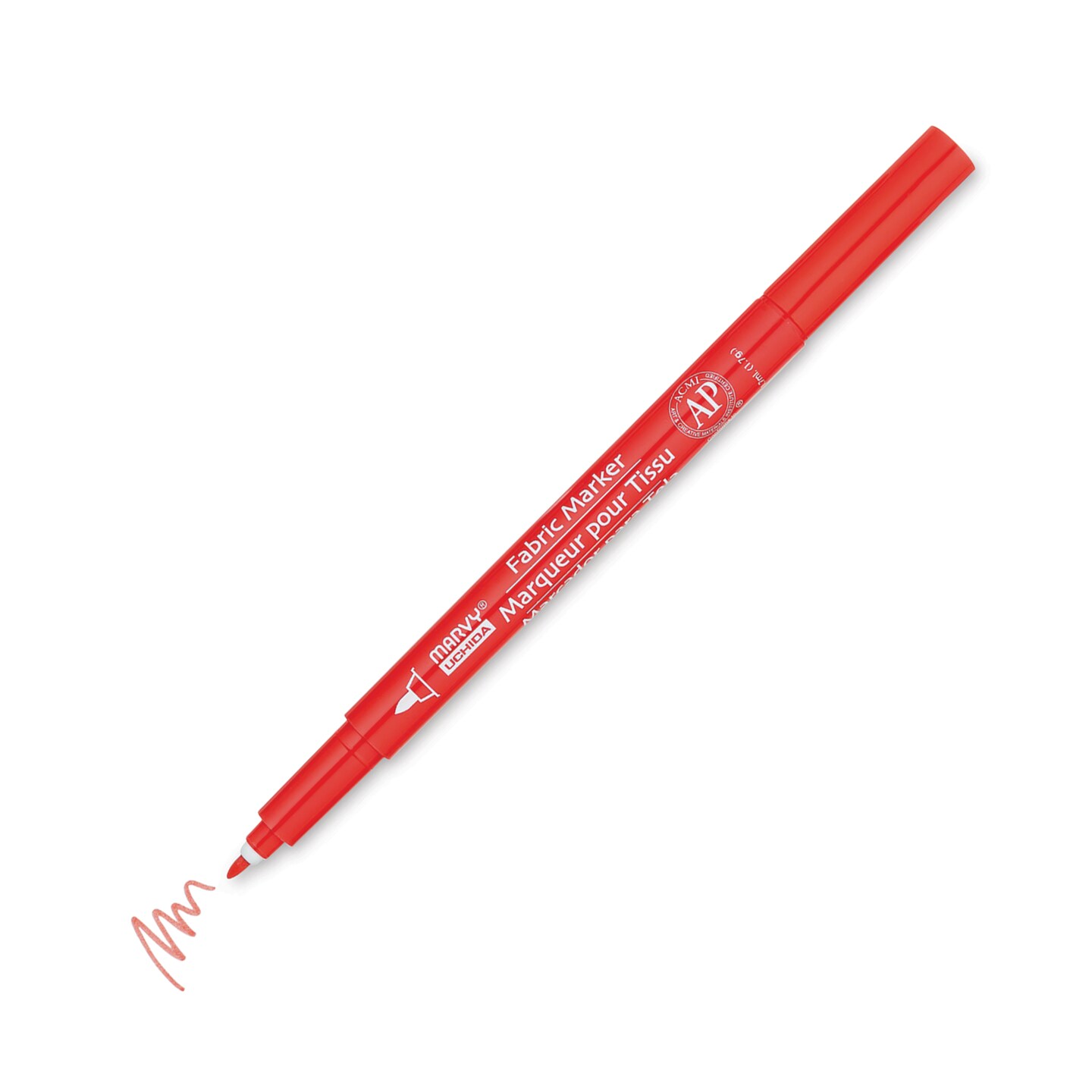 Marvy Uchida Fine Point Fabric Marker - Red