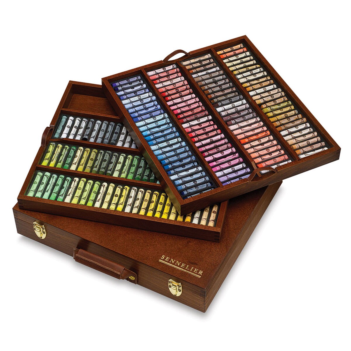 Sennelier Soft Pastels - Set of 175, Assorted Colors, Wood Box