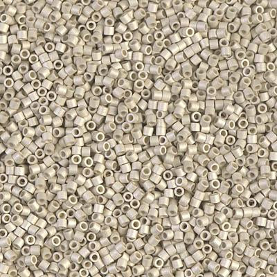 Miyuki Delica Bead 15/0, DBS0335, Matte Galv Silver