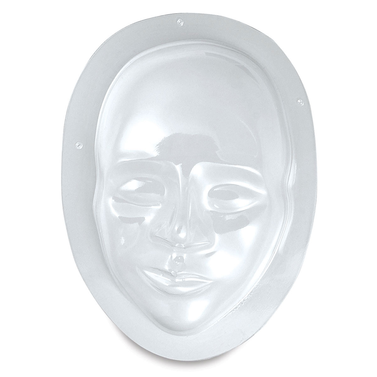 Roylco Multi-Cultural Face Forms - Plastic Forms, 5.5" x 7", Pkg of 10