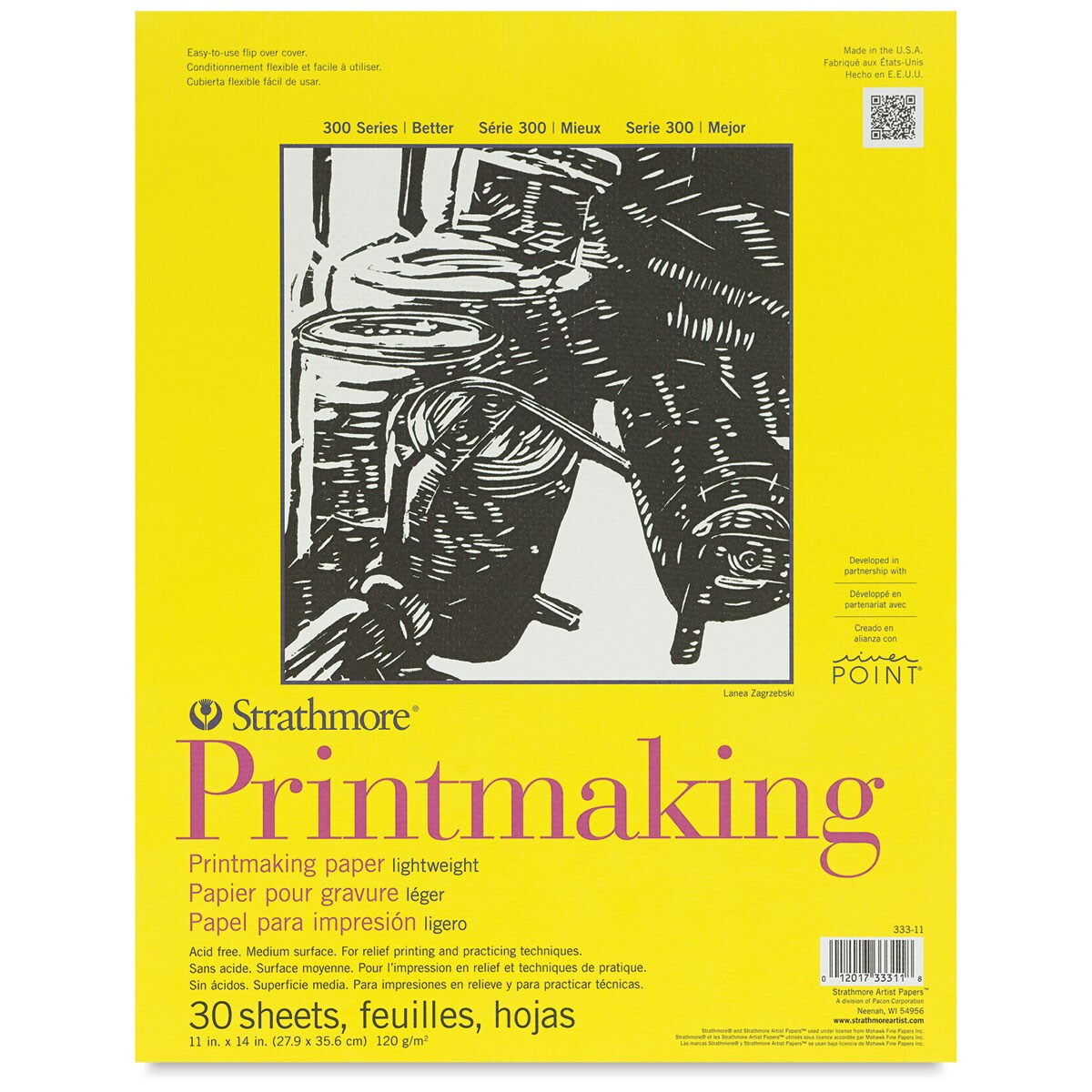 Strathmore 300 Series Printmaking Paper - 11&#x22; x 14&#x22;, 30 Sheets