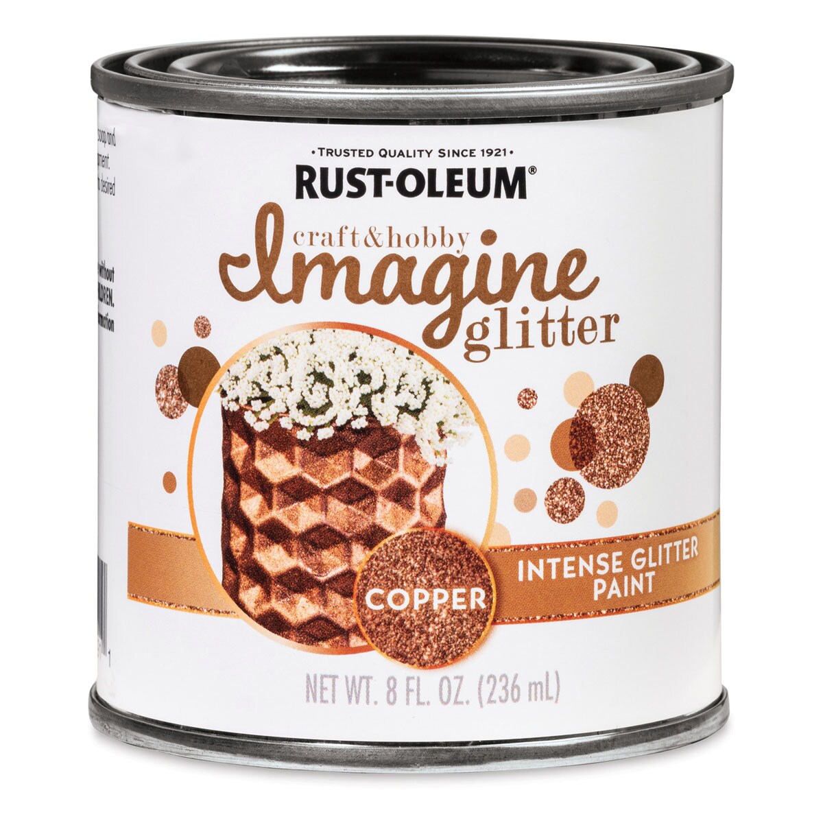 Rust-Oleum Imagine Intense Glitter Paint - Copper, 8 oz