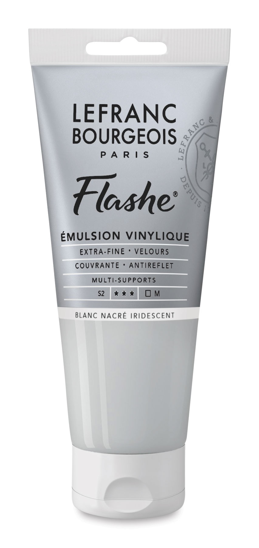 Lefranc &#x26; Bourgeois Flashe Vinyl Paint -  Iridescent Pearl White, 80 ml