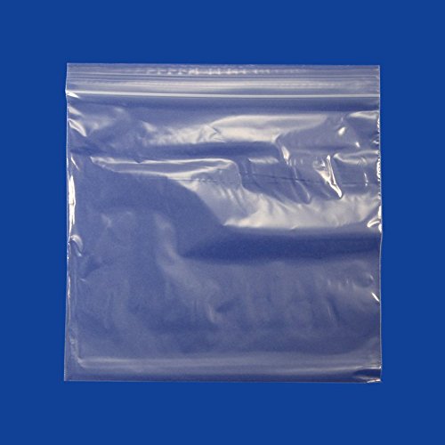 Reclosable Single Zipper Self Locking Zip Poly Bags 8x8 (package Of 100 