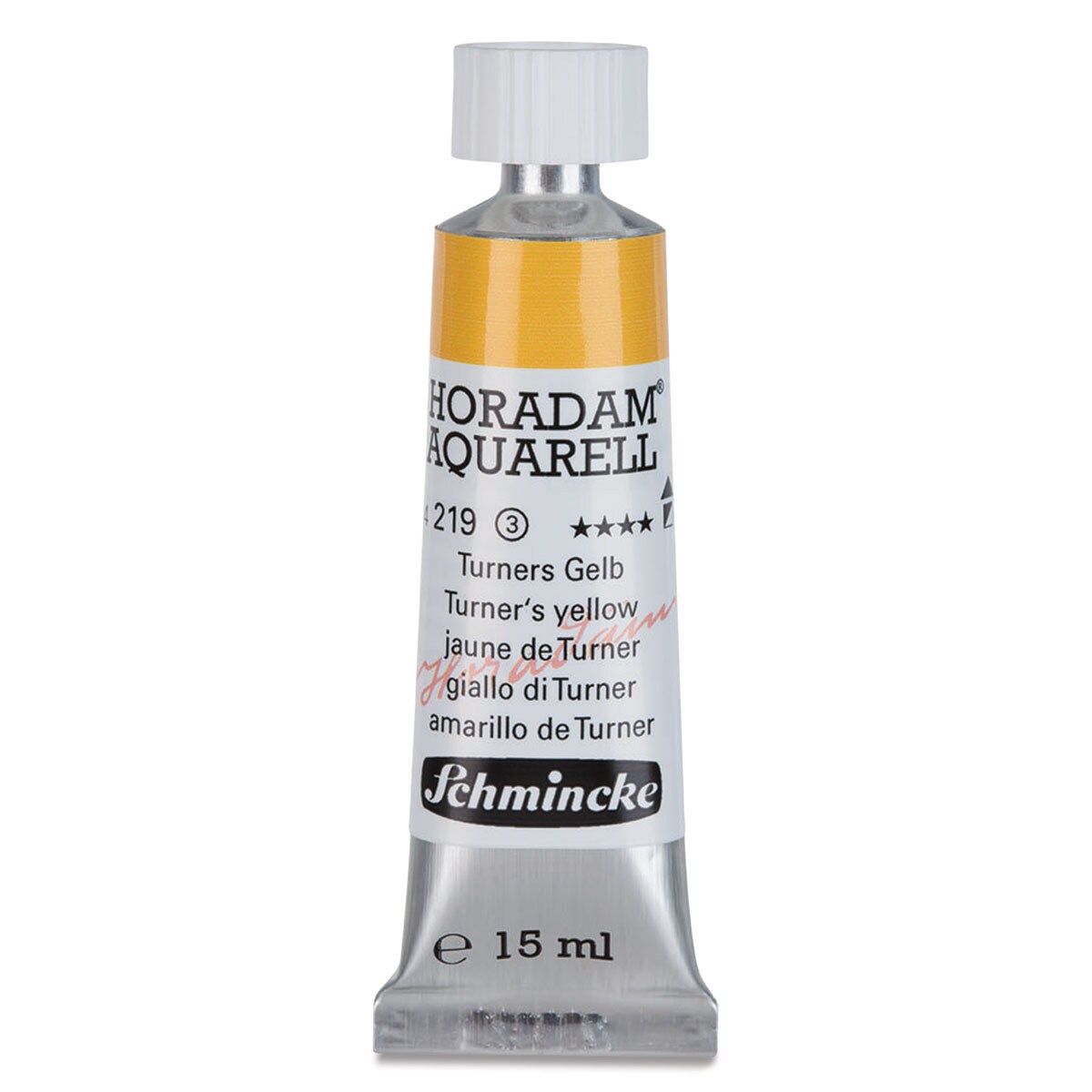 Schmincke Horadam Aquarell Artist Watercolor - Turner&#x27;s Yellow, 15 ml tube