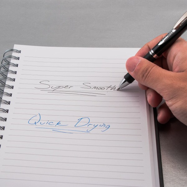 EnerGel PRO Permanent Gel Pen, (0.7mm) Medium Line, Black Ink