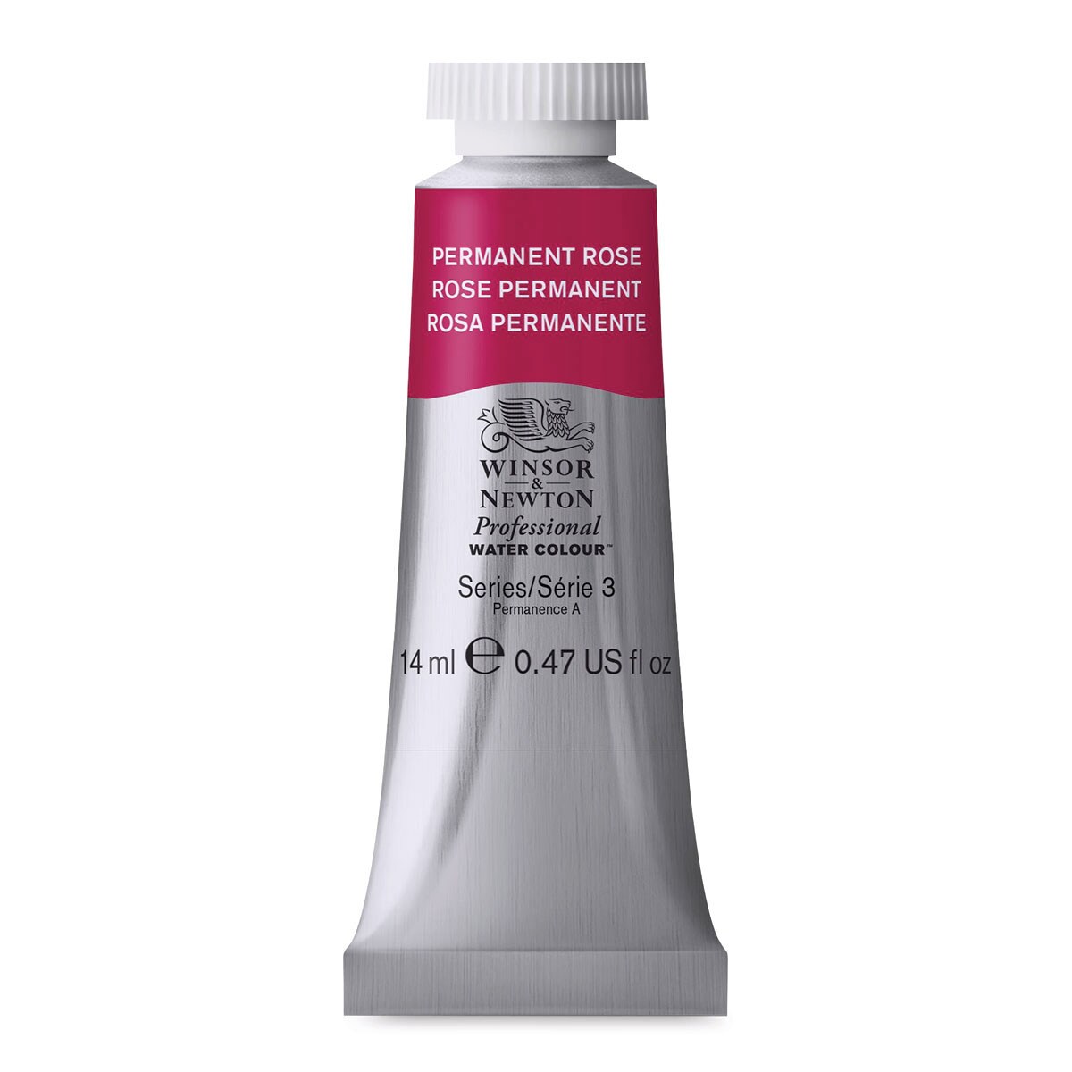 Winsor &#x26; Newton Professional Watercolor - Permanent Rose, 14 ml Tube