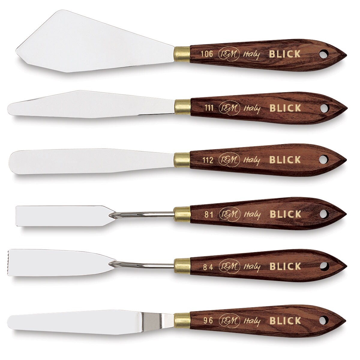 Blick Painting Knife - Large Area and Mixing, Set of 6