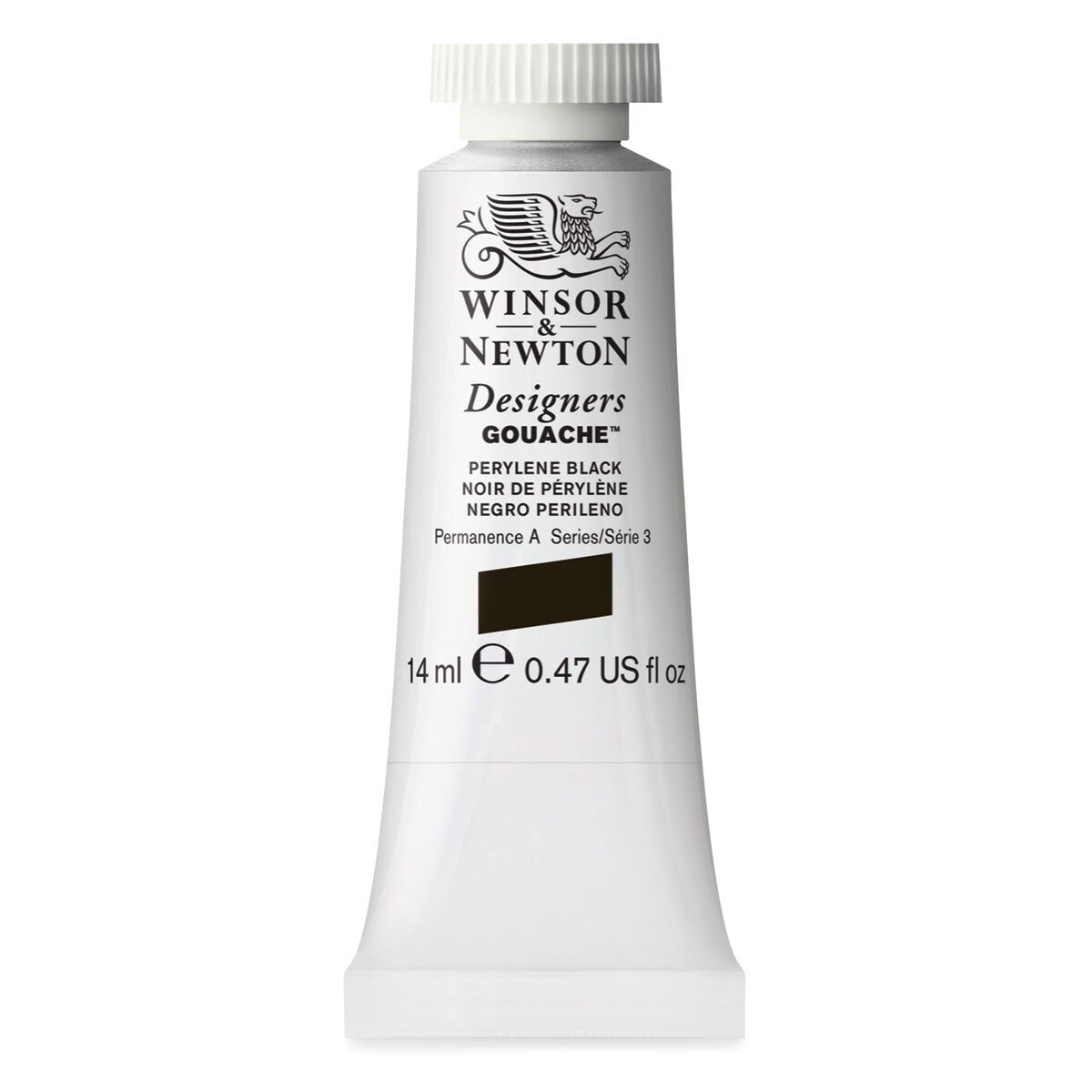 Winsor & Newton Designers Gouache - Perylene Black, 14 ml tube