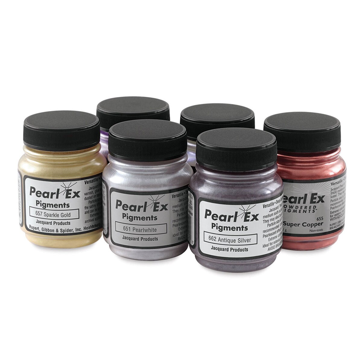 Jacquard Pearl EX Pigment 6 Color Set