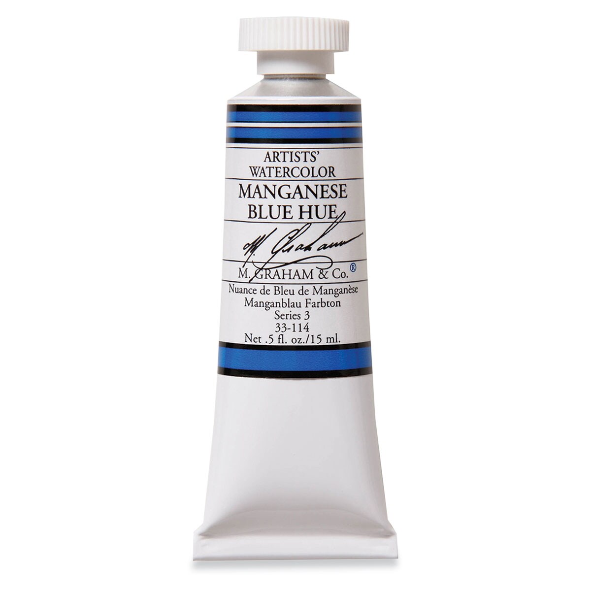 M. Graham Artists' Watercolor - Manganese Blue Hue, 15 ml Tube