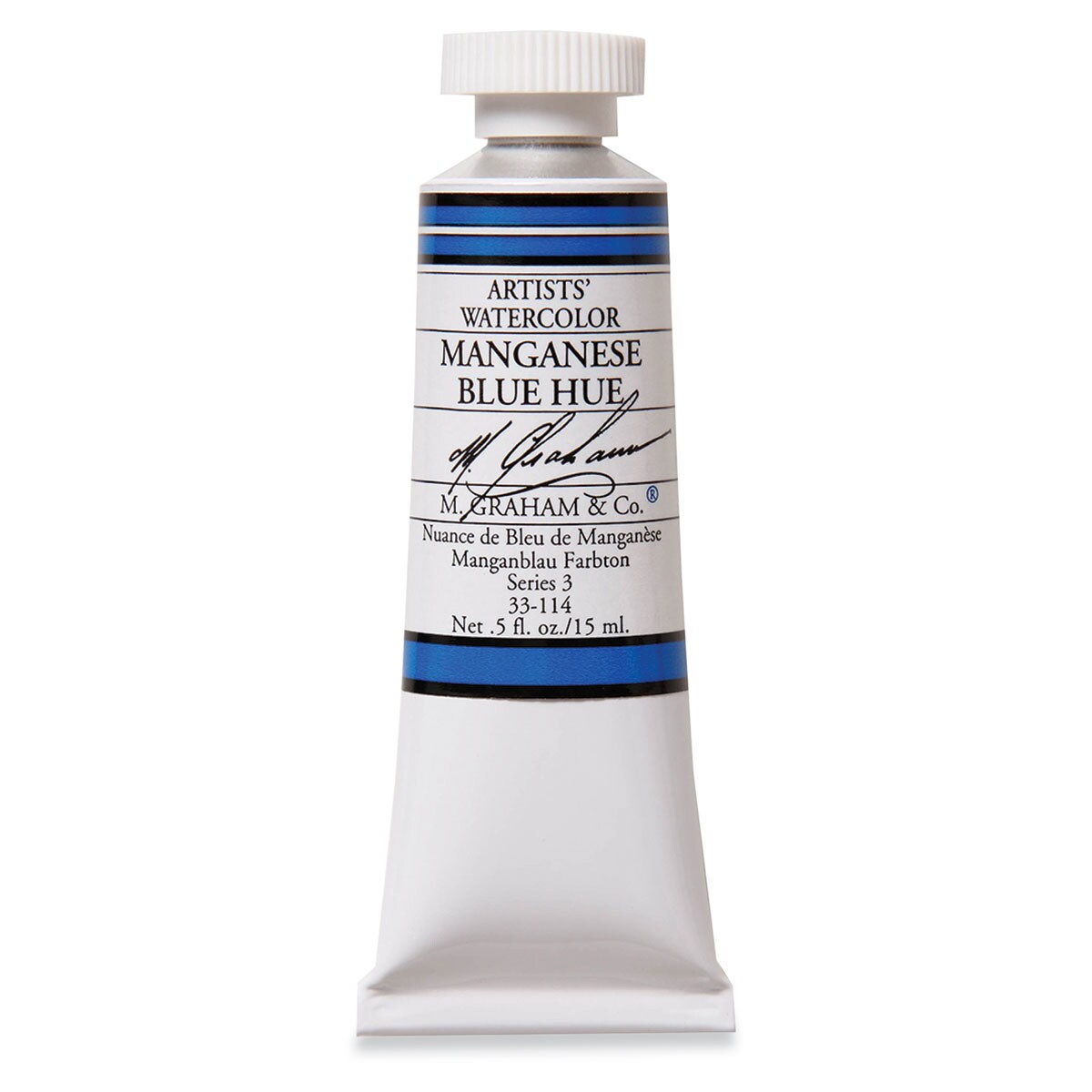 M. Graham Artists' Watercolor 15ml - Manganese Blue Hue