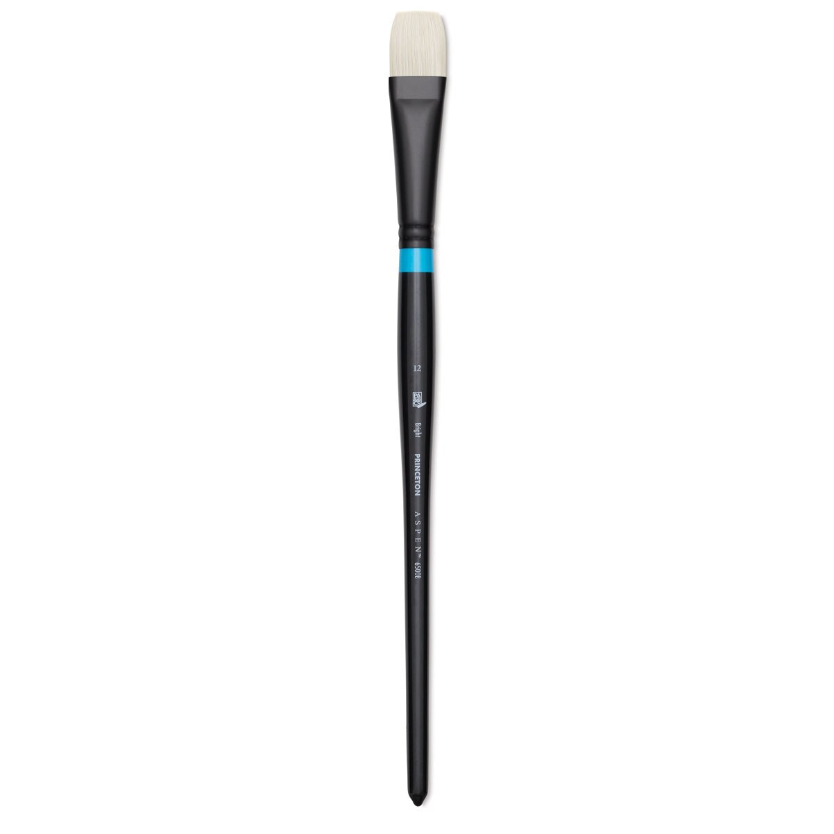 Princeton Series 6500 Aspen Synthetic Brush - Size 12, Bright, Long Handle