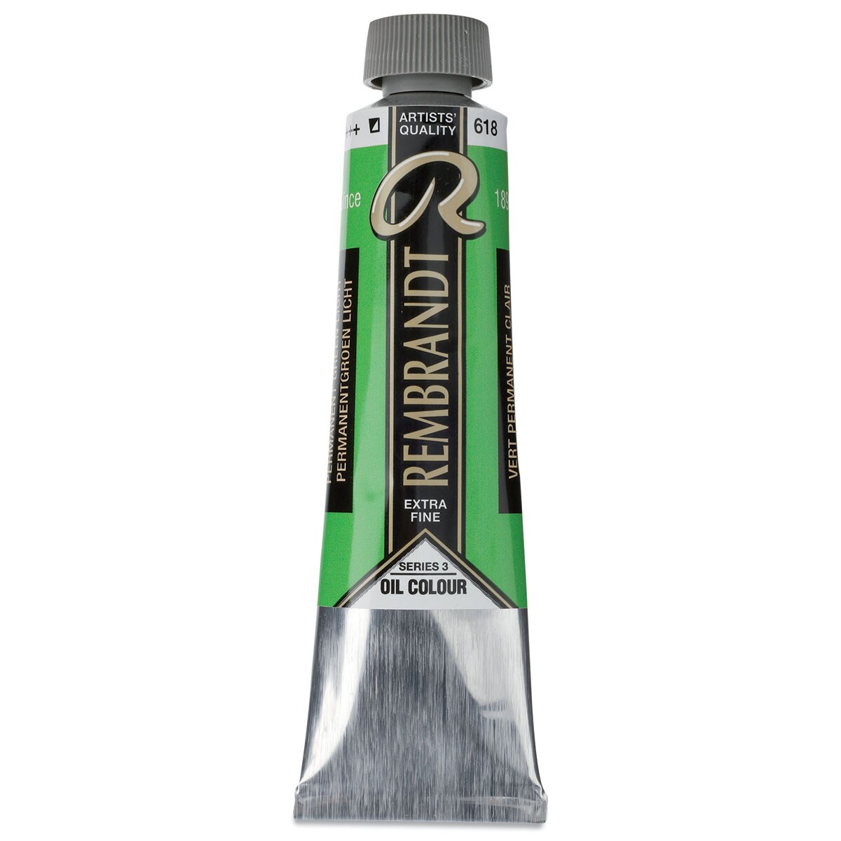 Rembrandt Artists&#x27; Oil Color - Permanent Green Light, 40 ml tube