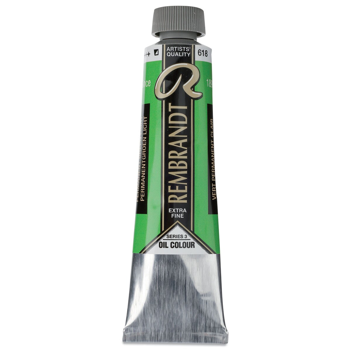 Rembrandt Artists' Oil Color - Permanent Green Light, 40 ml tube