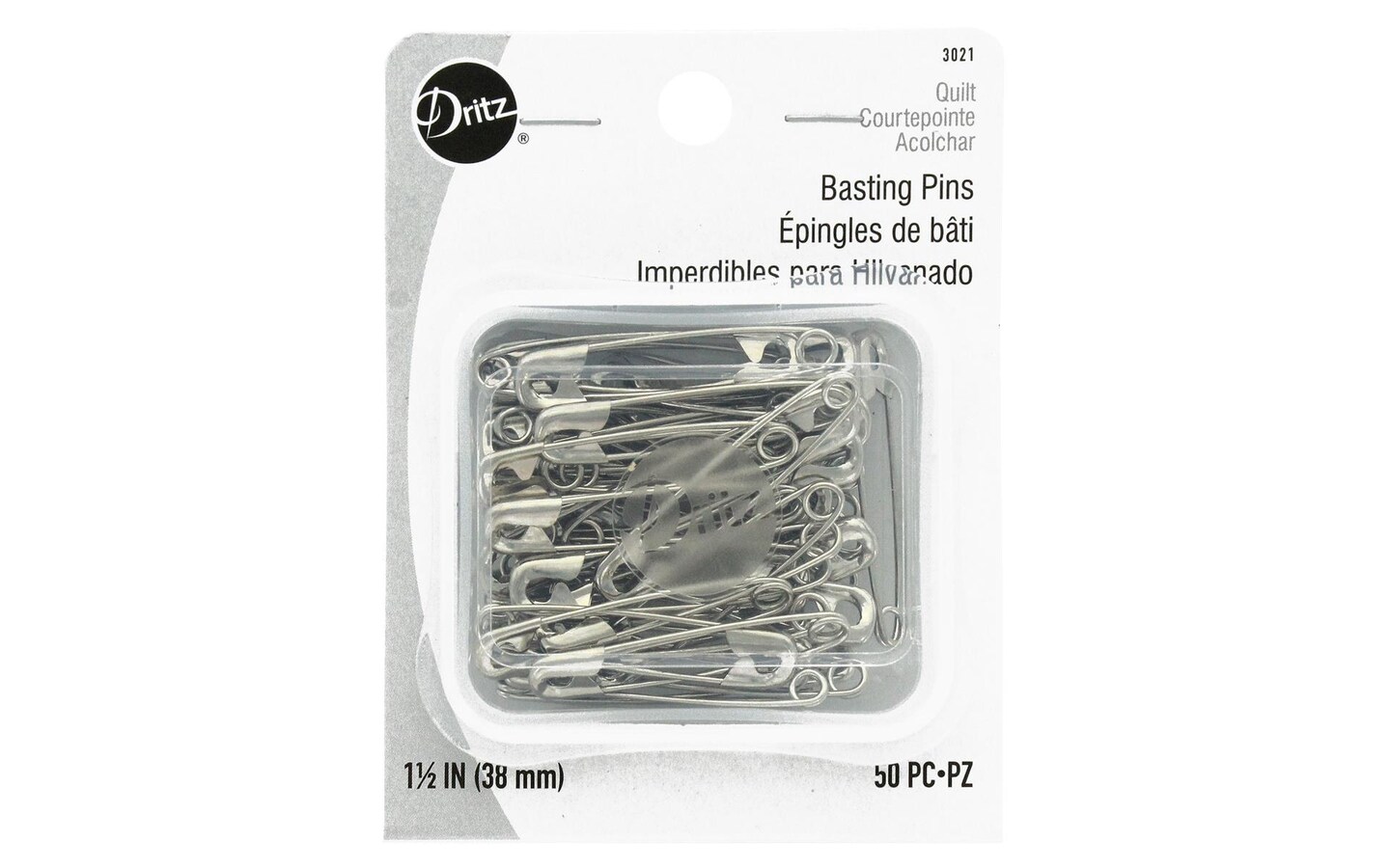 Dritz Quilting Safety Pin Basting Size 2 50pc
