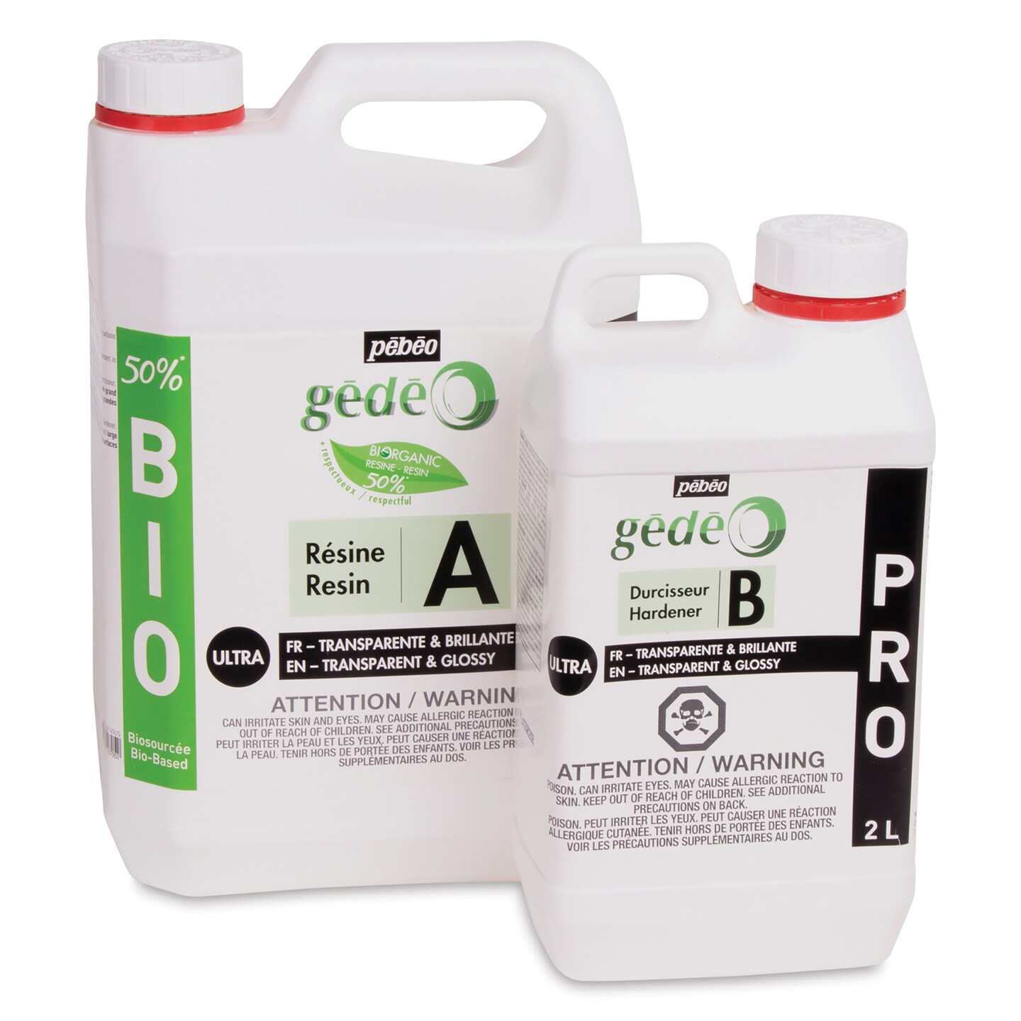Pebeo Gedeo Bio-Based Resin - Pro Resin, 6 L