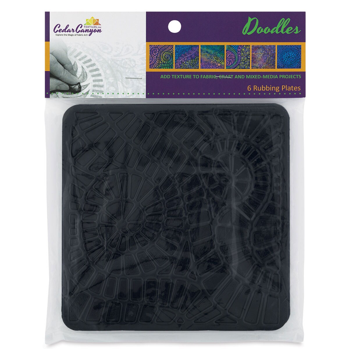 Cedar Canyon Rubbing Plates Set of 6, Doodles Michaels