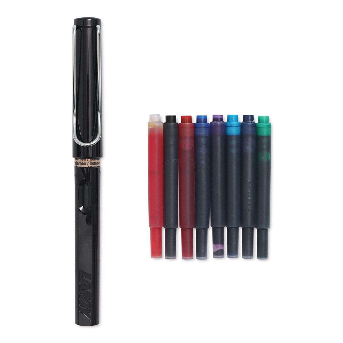 Lamy Safari Fountain Pen Set - Black, Fine Nib *BLICK Exclusive*