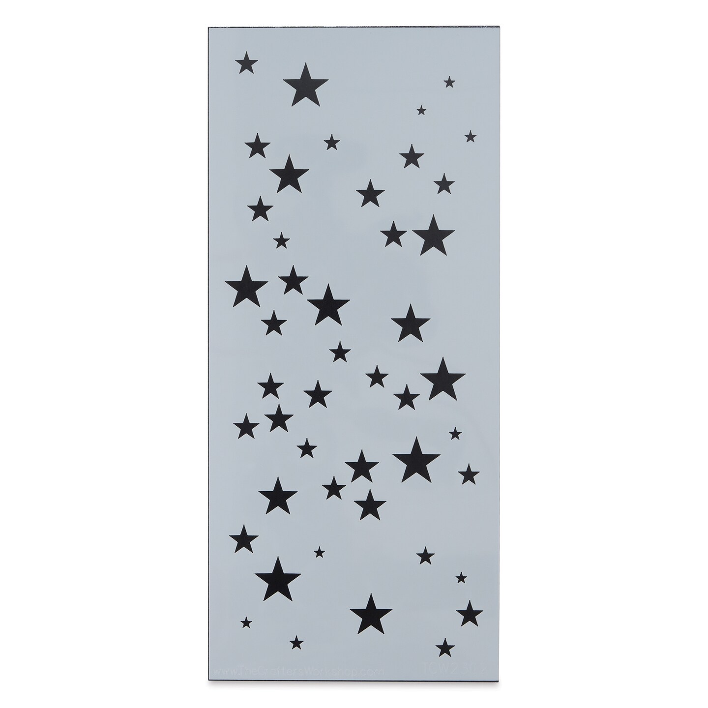 The Crafter&#x27;s Workshop Slimline Stencils - Star Sparkle, 9&#x22; x 4&#x22;