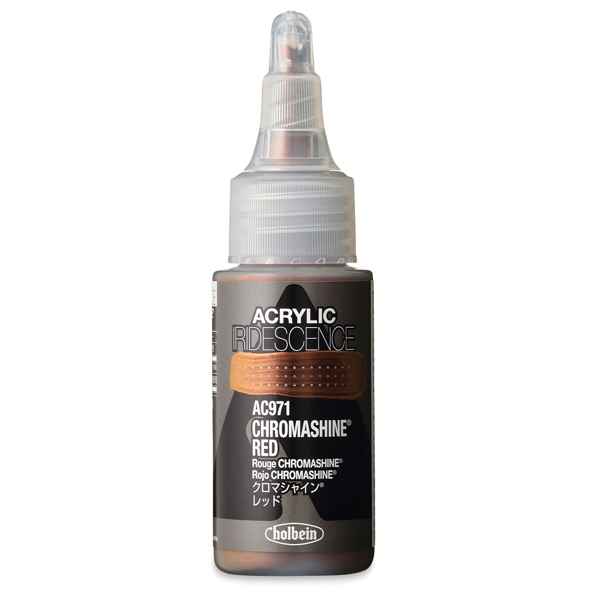 Holbein Iridescence Acrylic - Chromashine Red, 30 ml