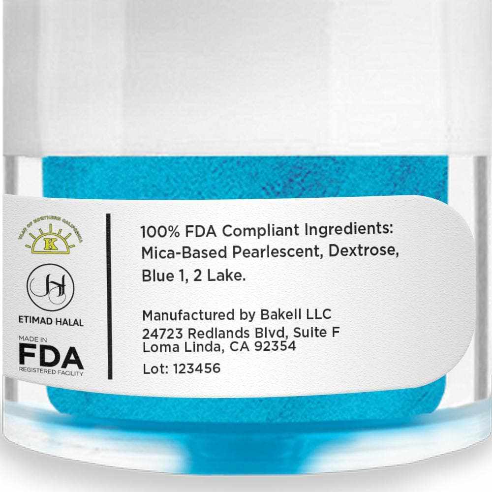 Classic Blue Luster Dust 4 Gram Jar
