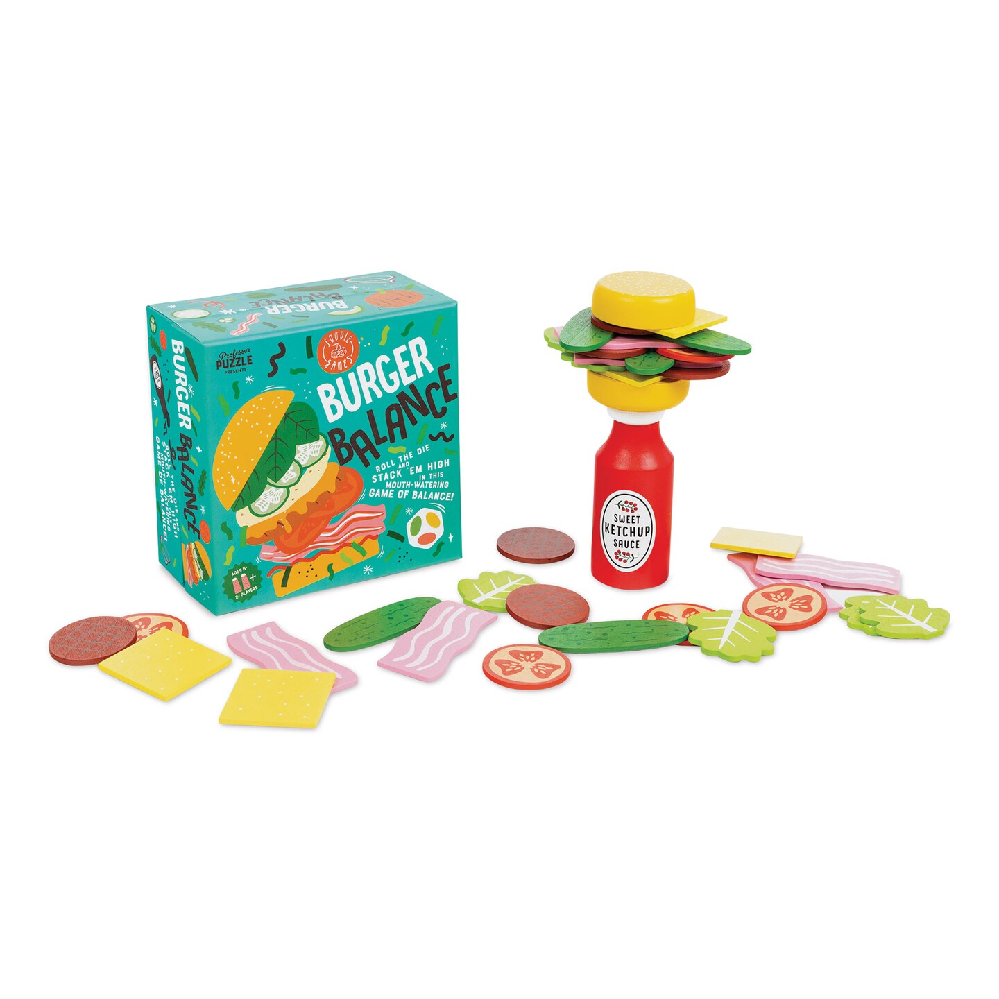 Professor Puzzle Burger Balance Game