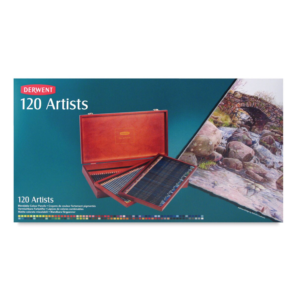 Derwent Artist Pencil Set - Wood Box, Set of 120