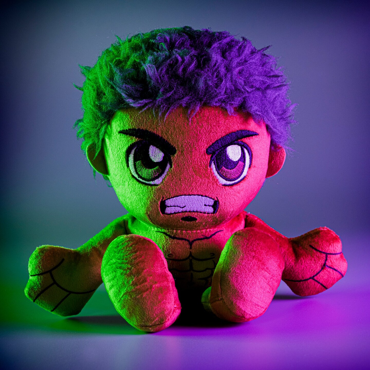 Bleacher Creatures Marvel Hulk 8&#x22; Kuricha Sitting Plush- Soft Chibi Inspired Toy