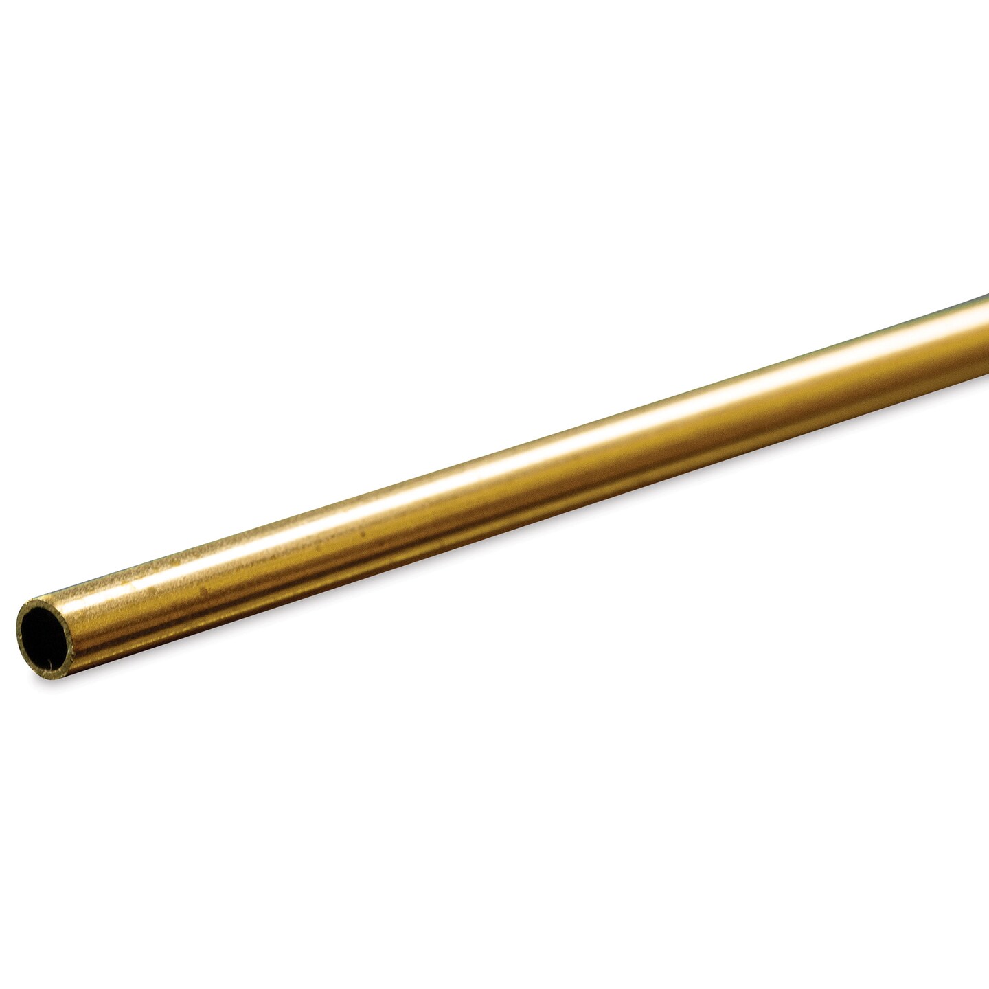 K&#x26;S Metal Tubing - Brass, Round, 1/8&#x22; Diameter, 36&#x22;