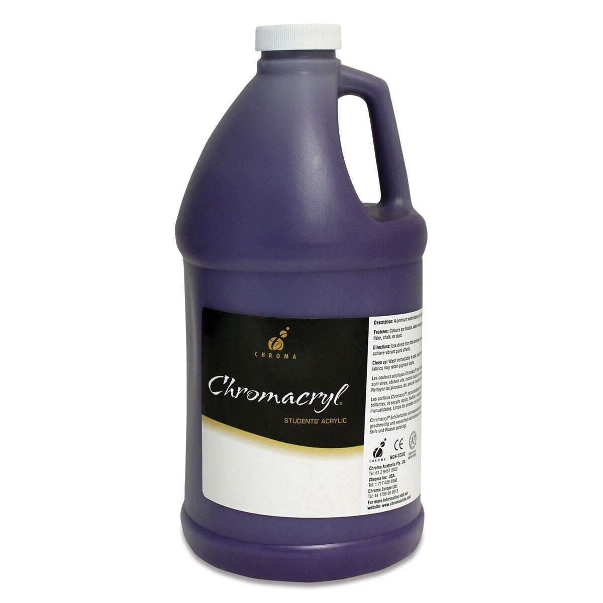 Chromacryl Students&#x27; Acrylics - Violet, 64 oz bottle