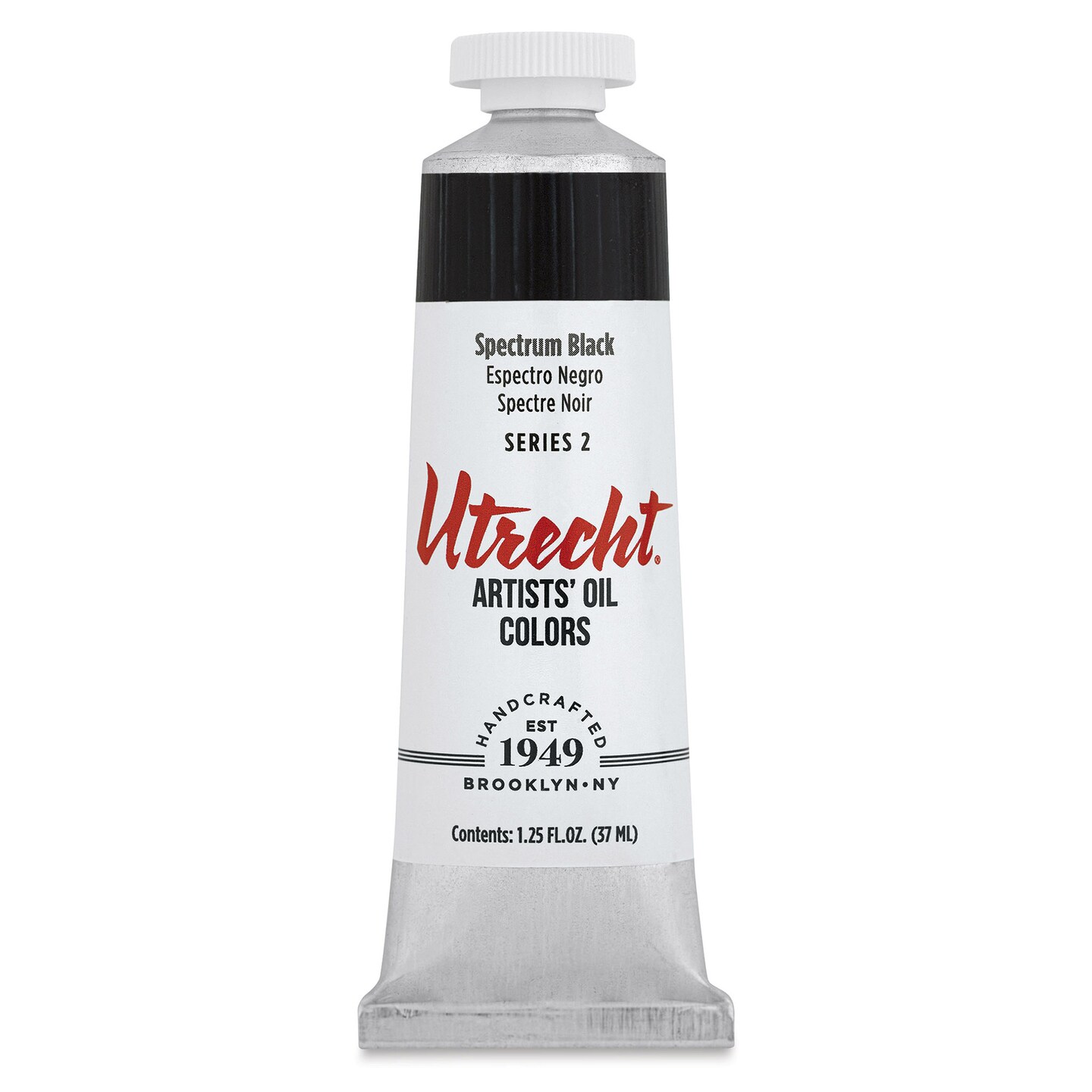 Utrecht Artists' Oil Paint Spectrum Black, 37 ml tube Michaels
