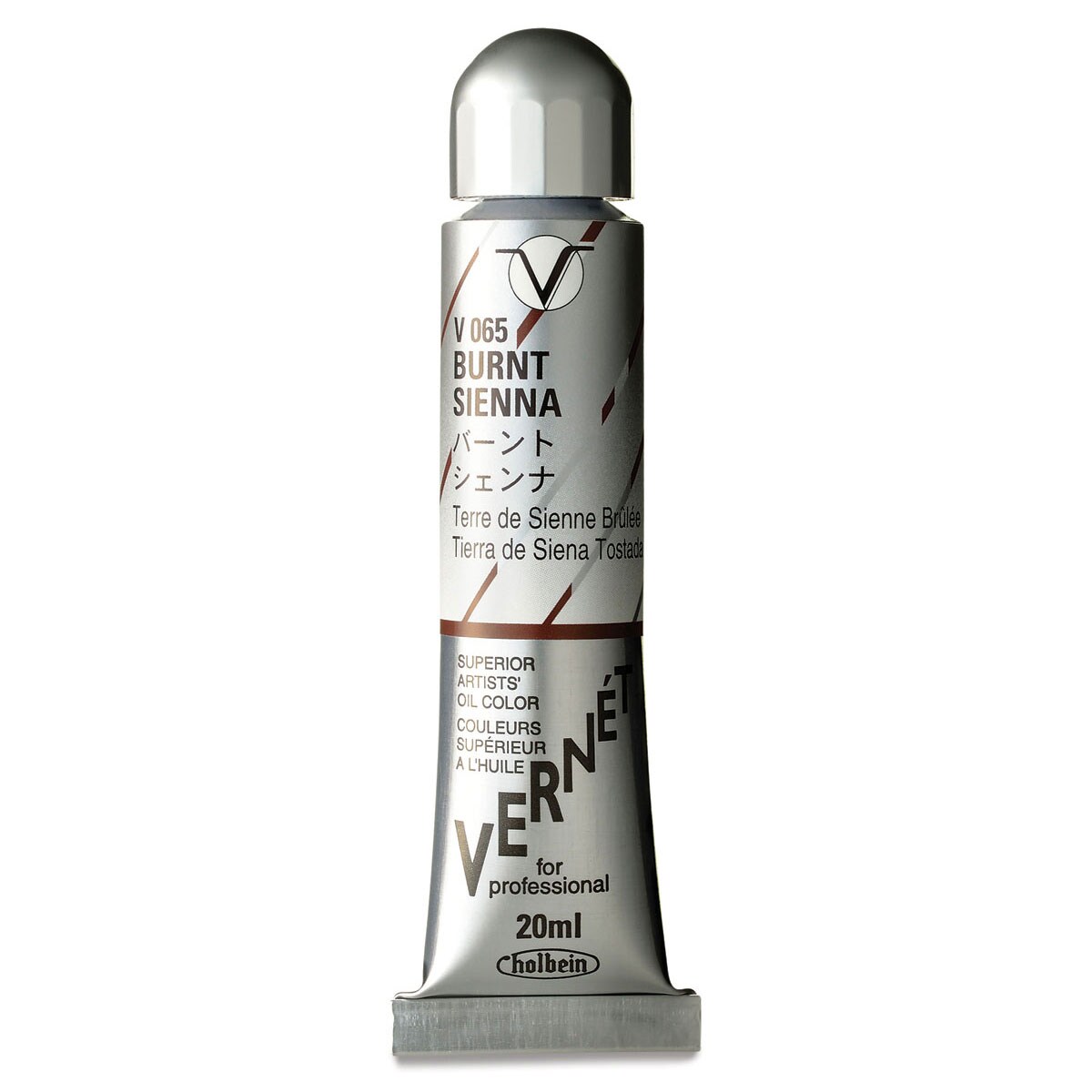 Holbein Vern&#xE9;t Superior Artists&#x27; Oil Color - Burnt Sienna, 20 ml tube