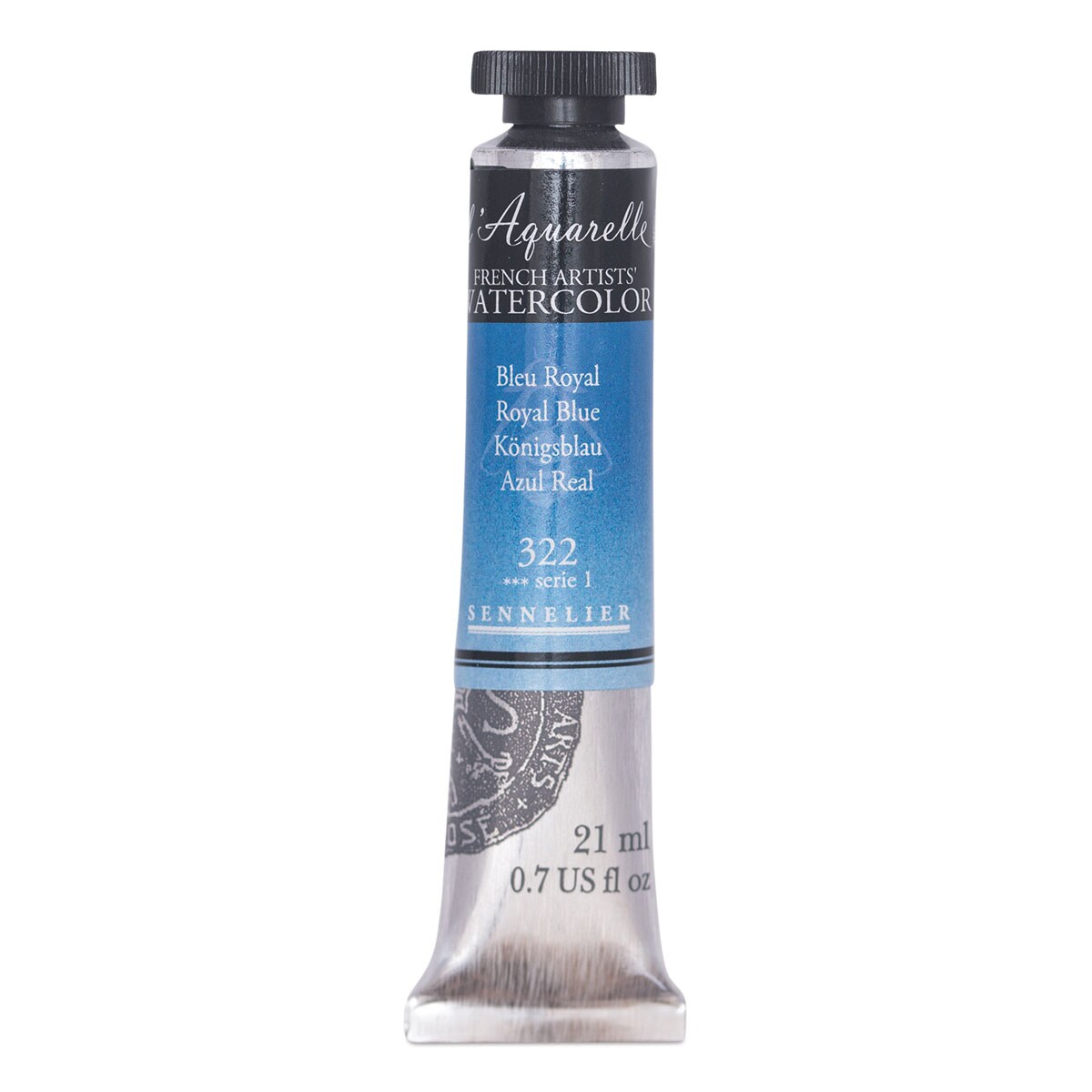 Sennelier French Artists&#x27; Watercolor - Royal Blue, 21 ml Tube