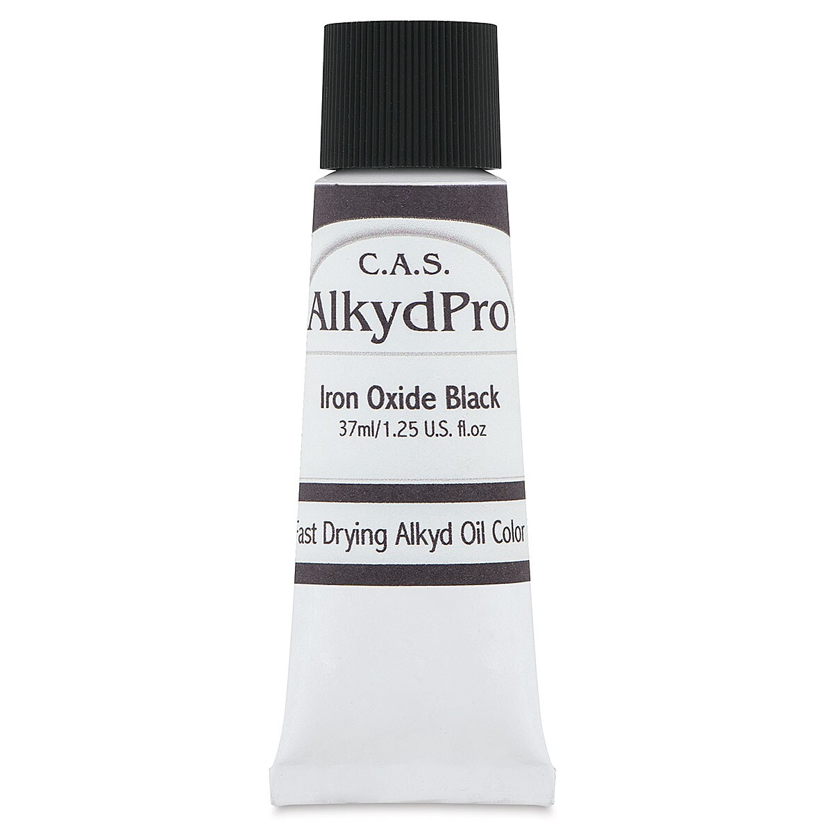 CAS AlkydPro FastDrying Alkyd Oil Color Iron Oxide Black, 37 ml tube