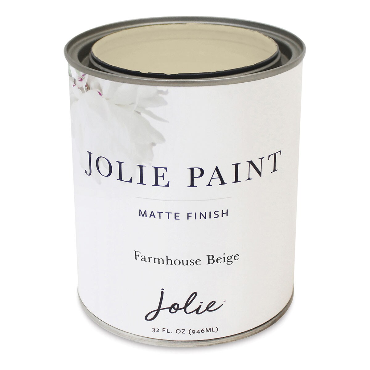 Jolie Matte Finish Paint - Farmhouse Beige, Quart