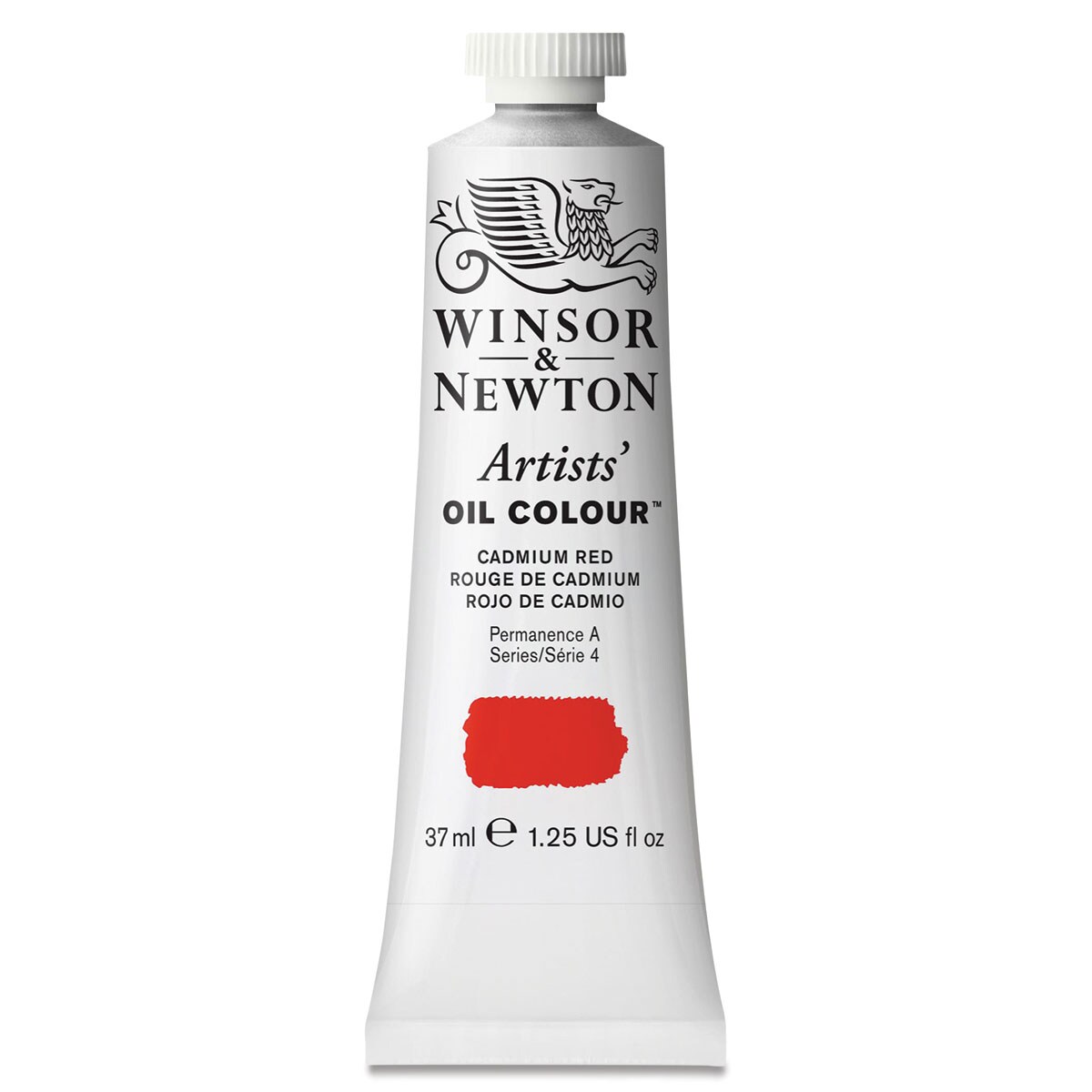 Winsor &#x26; Newton Artists&#x27; Oil Color - Cadmium Red, 37 ml tube
