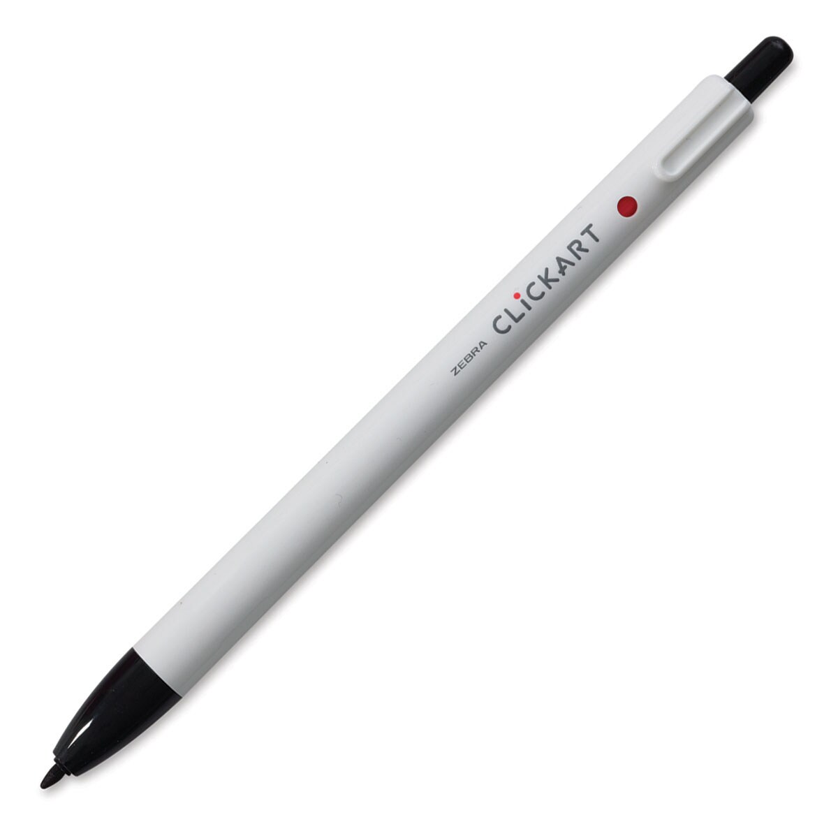 Zebra Clickart Retractable Marker Pen Black