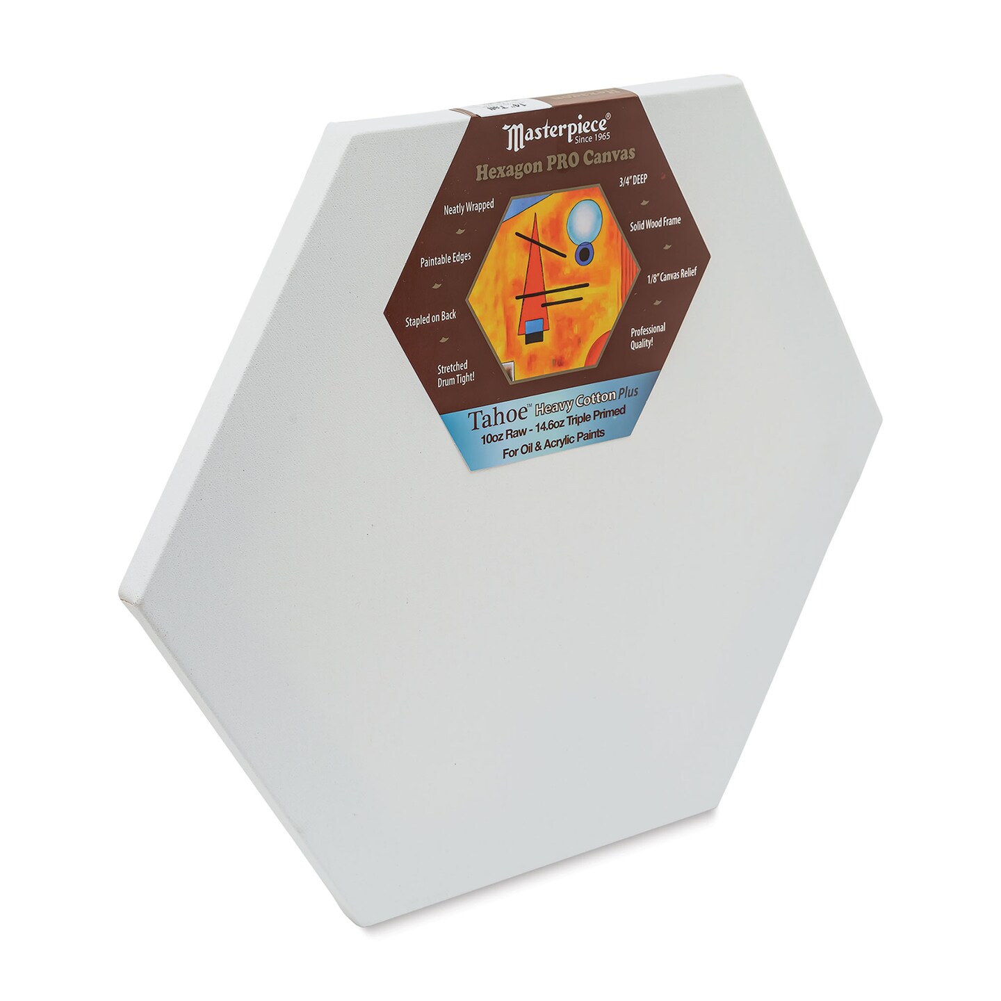 Masterpiece Tahoe Cotton Canvas Shape - Hexagon, 14" | Michaels